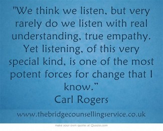 Carl Rogers quote about empathy